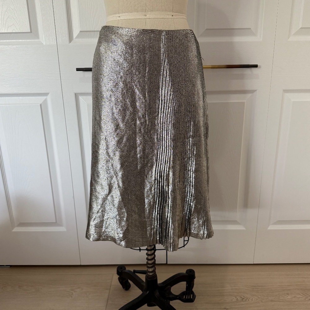 Jil Sander Metallic Skirt
